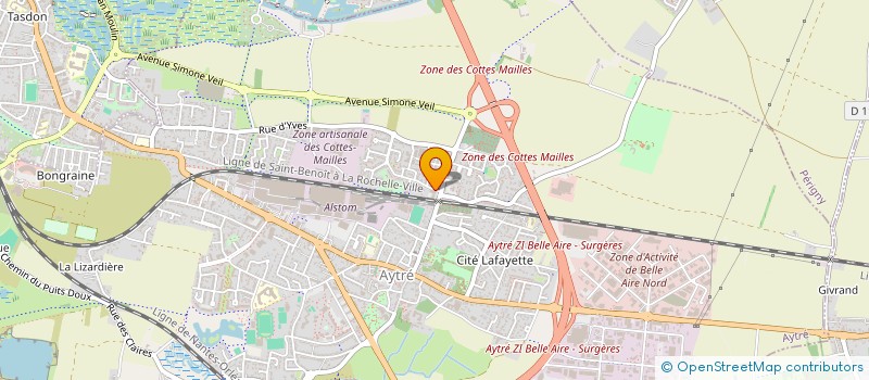 localisation de l'entreprise 890 424 674   AYTRE