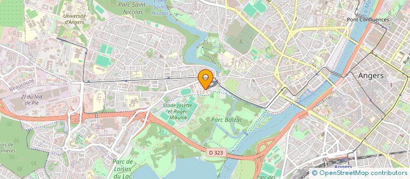 localisation de l'entreprise 890 470 750  à ANGERS