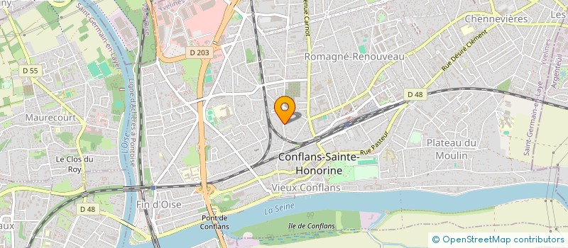 localisation de l'entreprise 890 484 983   CONFLANS-SAINTE-HONORINE