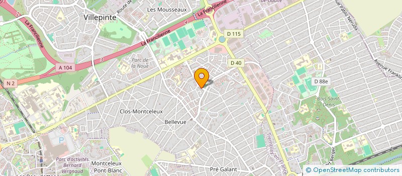 localisation de l'entreprise 890 486 103   VILLEPINTE