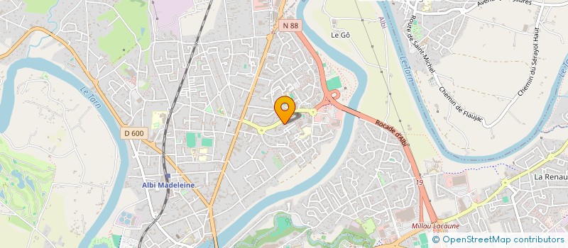 localisation de l'entreprise 890 486 293 à ALBI