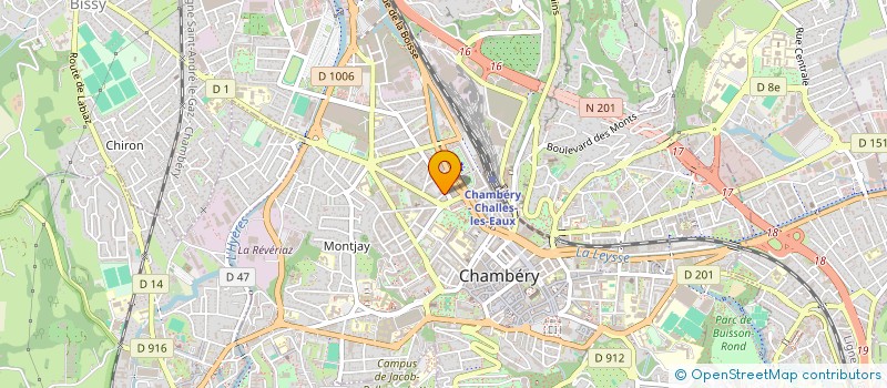 localisation de l'entreprise 890 505 613   CHALLES-LES-EAUX