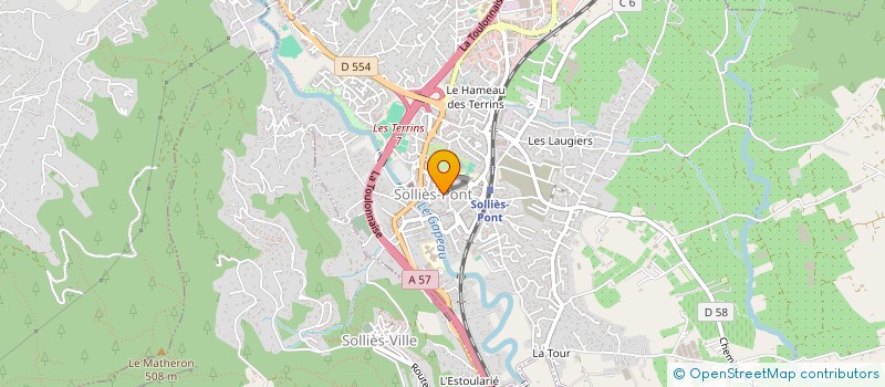 localisation de l'entreprise 890 516 768   SOLLIES-PONT