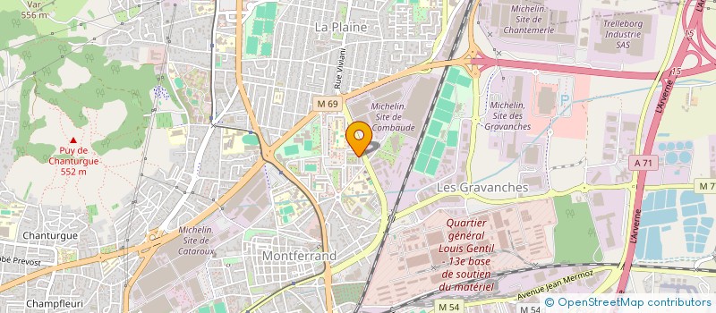 localisation de l'entreprise 890 523 111   CLERMONT-FERRAND