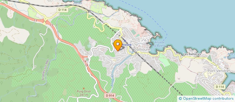 localisation de l'entreprise 890 523 392 à COLLIOURE