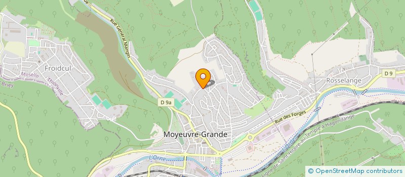 localisation de l'entreprise 890 540 040   MOYEUVRE-GRANDE