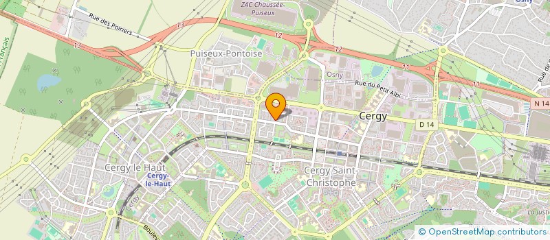 localisation de l'entreprise 890 553 407   CERGY