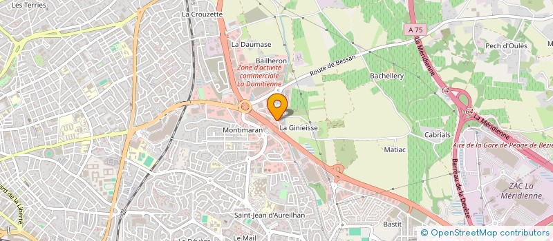 localisation de l'entreprise 890 559 388   BEZIERS