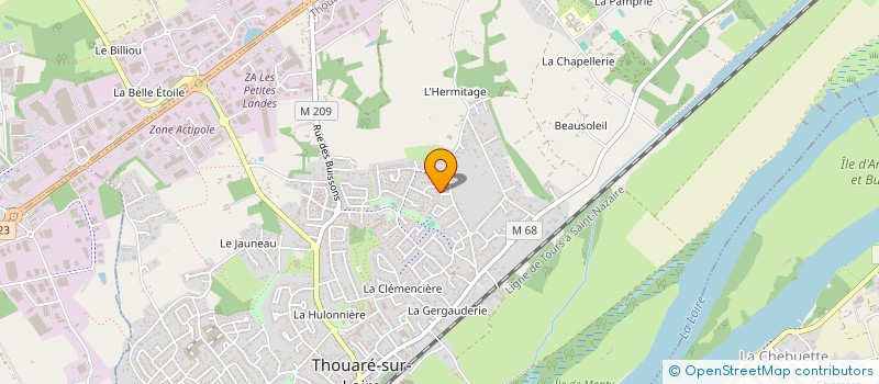 localisation de l'entreprise 890 561 483   THOUARE-SUR-LOIRE