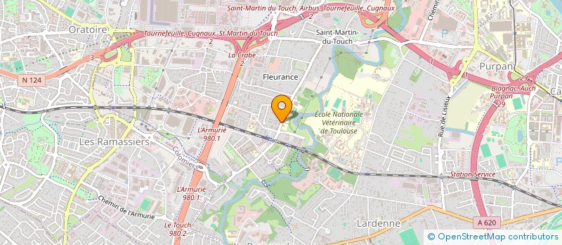 localisation de l'entreprise 890 569 502 à BLAGNAC