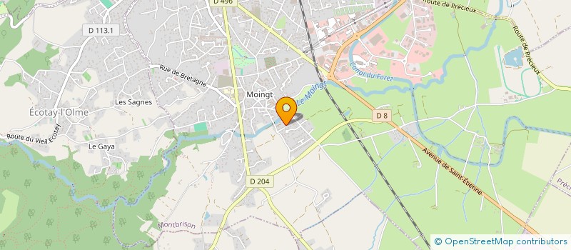 localisation de l'entreprise 890 575 087   MONTBRISON