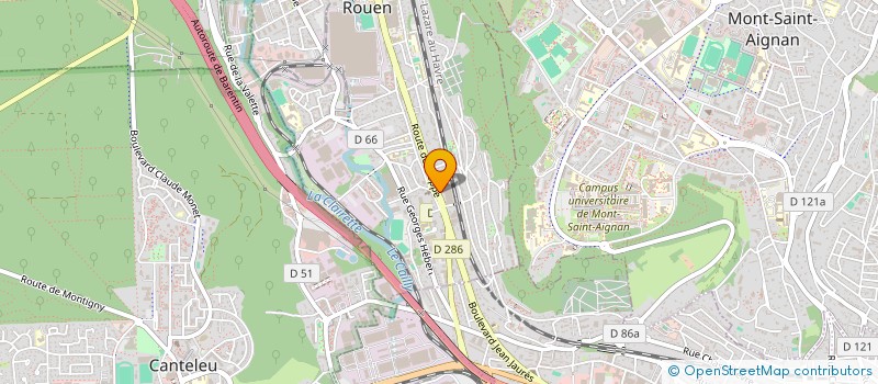 localisation de l'entreprise 890 576 002   LE GRAND-QUEVILLY