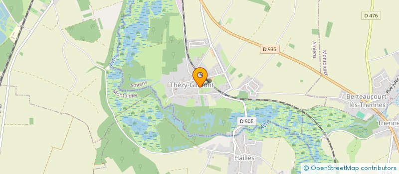 localisation de l'entreprise 890 577 158   THEZY-GLIMONT