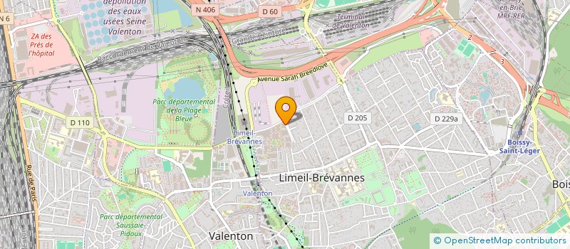 localisation de l'entreprise 890 580 046   LIMEIL-BREVANNES