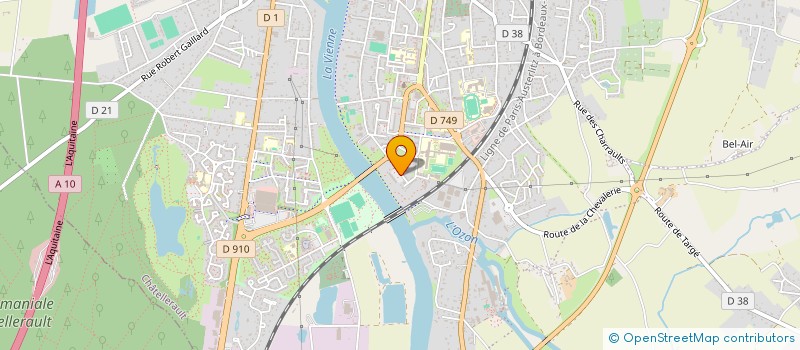 localisation de l'entreprise 890 608 185 à CHATELLERAULT