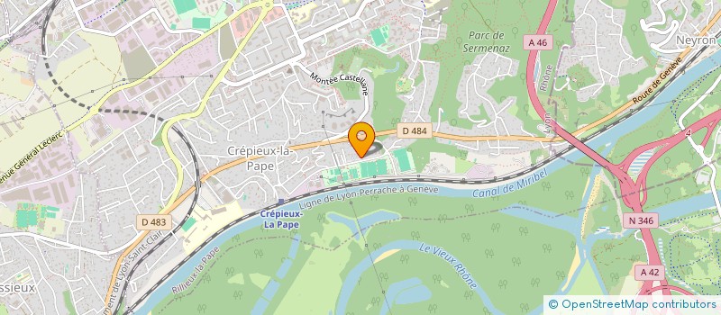 localisation de l'entreprise 890 623 077 à RILLIEUX-LA-PAPE