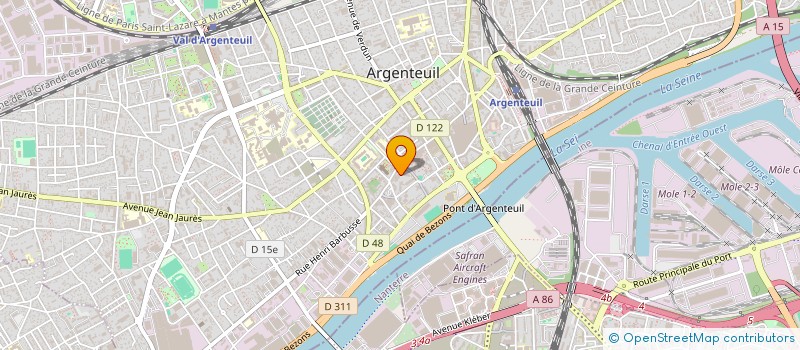 localisation de l'entreprise 890 636 541   ARGENTEUIL