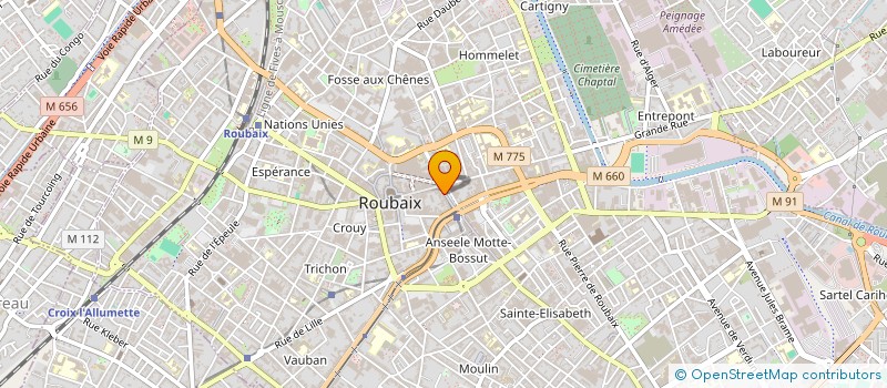 localisation de l'entreprise 890 639 941 à ROUBAIX