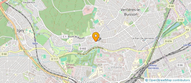 localisation de l'entreprise 890 676 133 à VERRIERES-LE-BUISSON