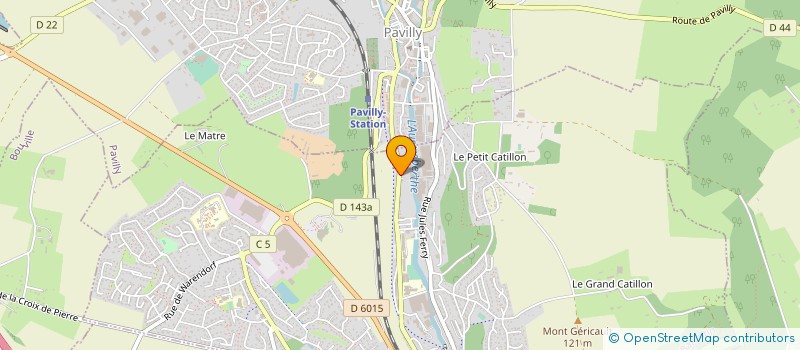 localisation de l'entreprise 890 686 702   PAVILLY