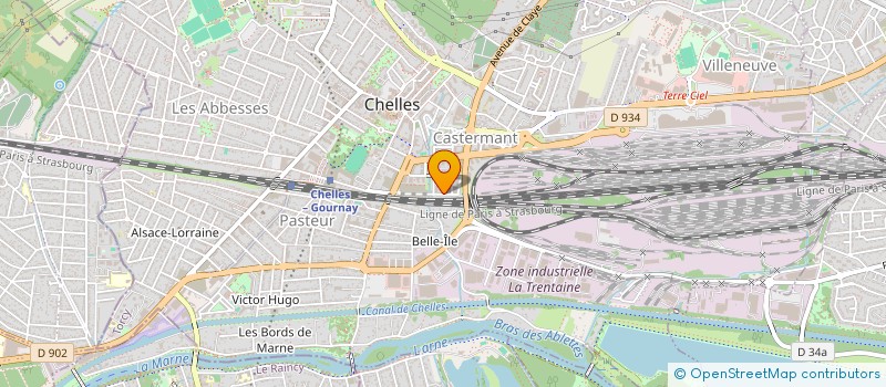 localisation de l'entreprise 890 698 897 à CHELLES