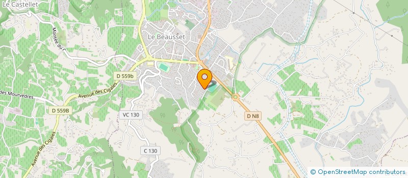 localisation de l'entreprise 890 699 366   LE CASTELLET