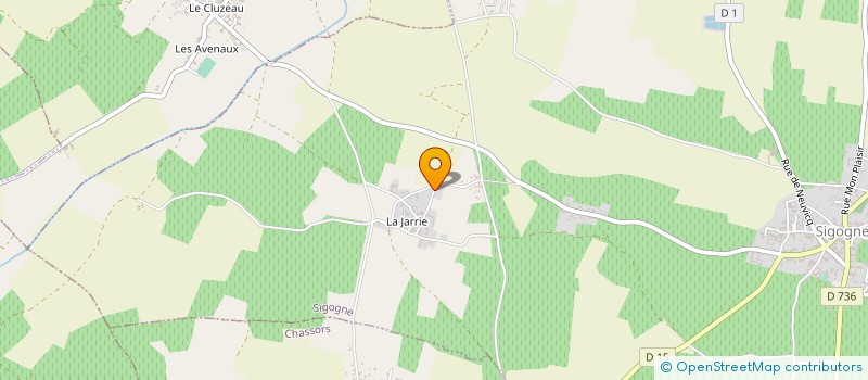 localisation de l'entreprise 890 702 517 à SIGOGNE