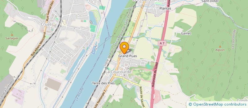 localisation de l'entreprise 890 705 817   LA COUCOURDE