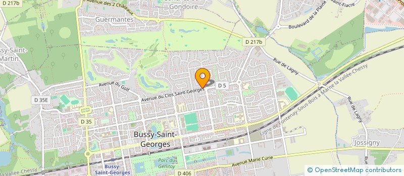 localisation de l'entreprise 890 711 666   BUSSY-SAINT-GEORGES