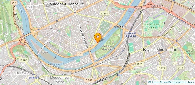localisation de l'entreprise 890 728 835 à BOULOGNE-BILLANCOURT