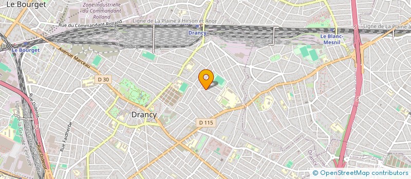 localisation de l'entreprise 890 740 590 à DRANCY