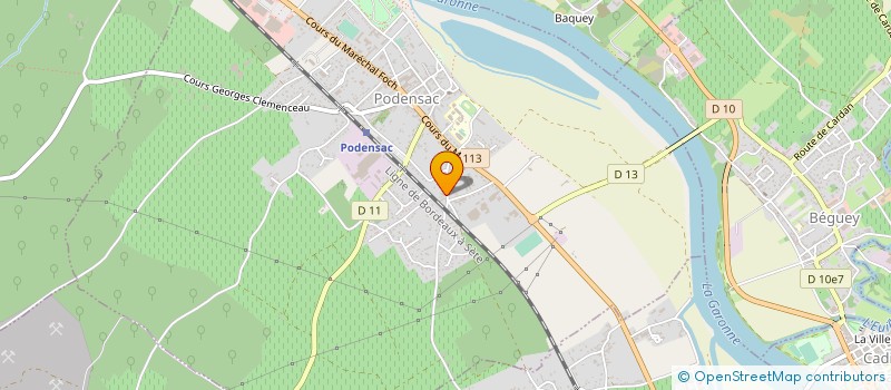 localisation de l'entreprise 890 743 701   PUJOLS-SUR-CIRON