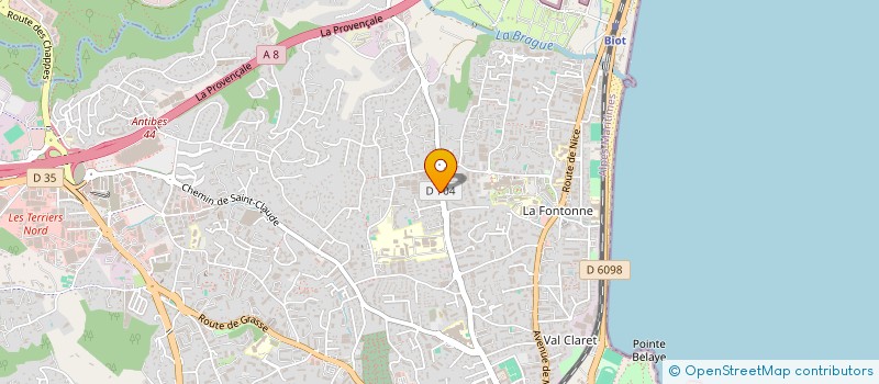 localisation de l'entreprise 890 744 972   ANTIBES