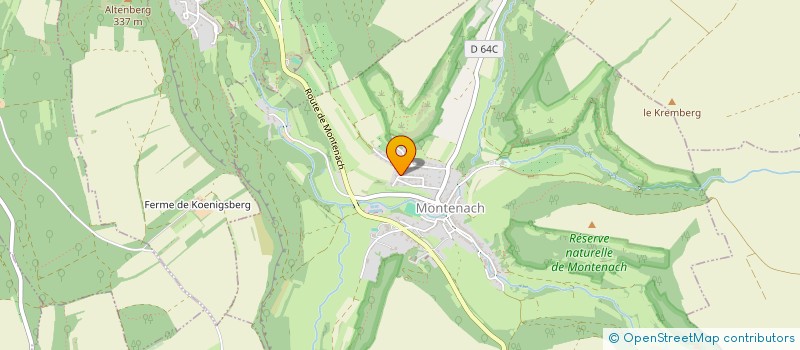 localisation de l'entreprise 890 771 850   MONTENACH