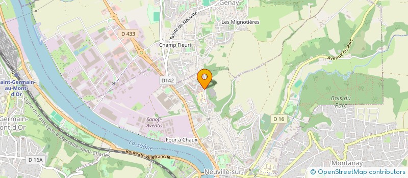 localisation de l'entreprise 890 774 037   NEUVILLE-SUR-SAONE