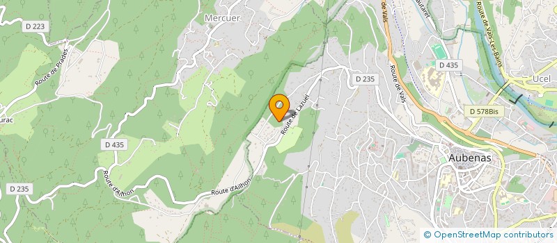 localisation de l'entreprise 890 785 850   VALS-LES-BAINS