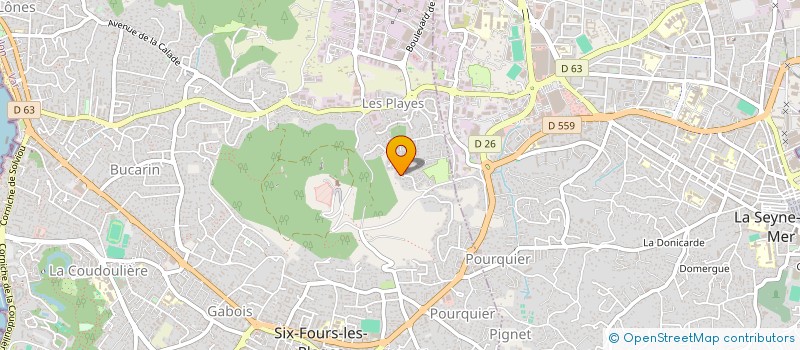 localisation de l'entreprise 890 788 680  à SIX-FOURS-LES-PLAGES