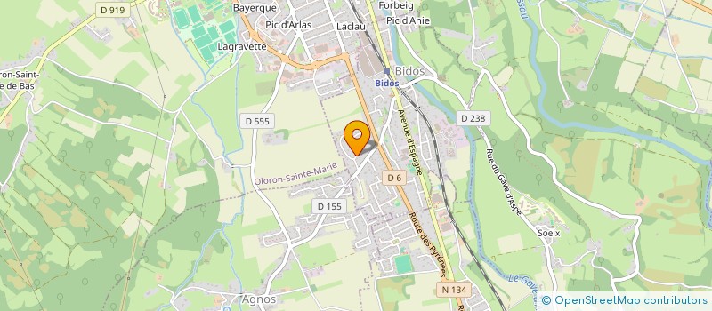 localisation de l'entreprise 890 788 714   BIDOS