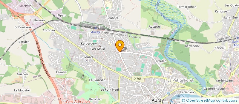 localisation de l'entreprise 890 789 340  à BREST