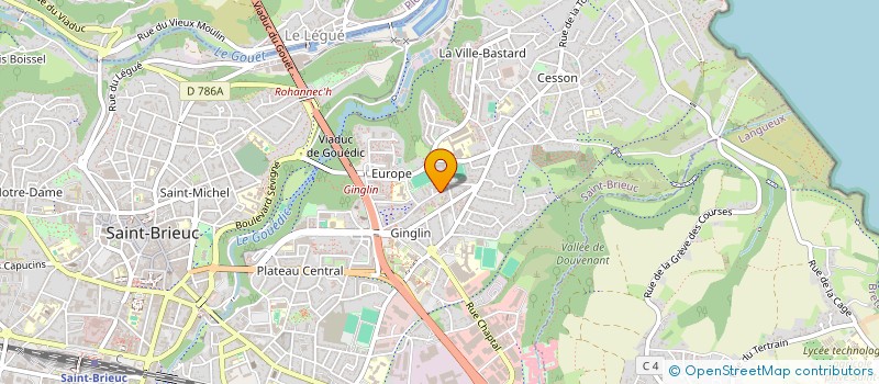 localisation de l'entreprise 890 819 733  à SAINT-BRIEUC