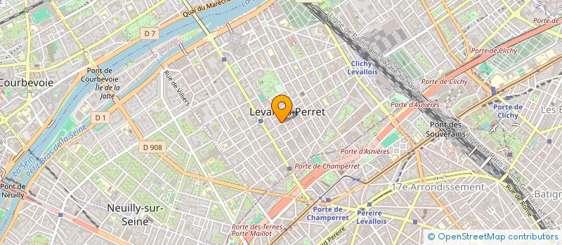 localisation de l'entreprise 890 835 168 à COURBEVOIE