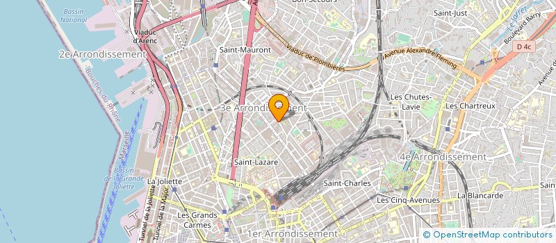 localisation de l'entreprise 890 854 771 à MARSEILLE 14