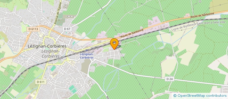 localisation de l'entreprise 890 865 678   LEZIGNAN-CORBIERES