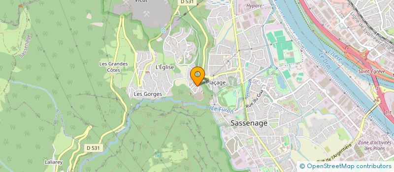 localisation de l'entreprise 890 878 622   SASSENAGE