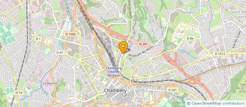 localisation de l'entreprise 890 889 348   CHAMBERY
