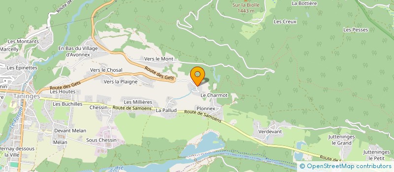 localisation de l'entreprise 890 890 031   TANINGES