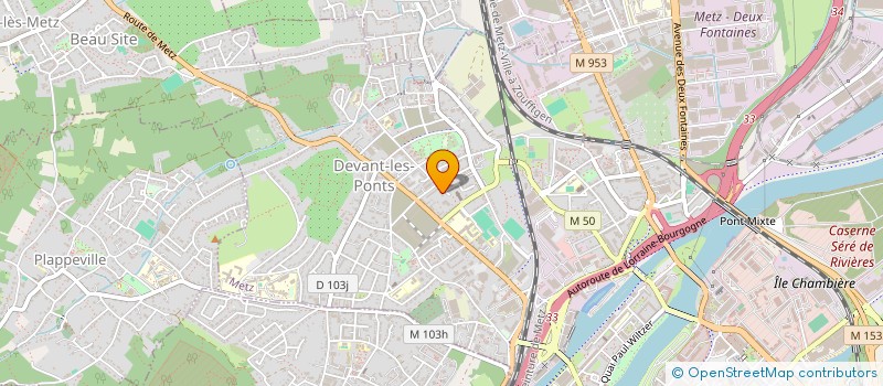 localisation de l'entreprise 890 917 016   METZ