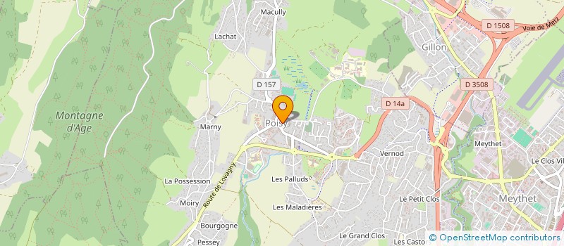 localisation de l'entreprise 890 924 152   POISY