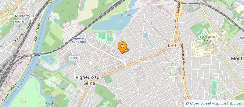 localisation de l'entreprise 890 930 480 à VIGNEUX-SUR-SEINE