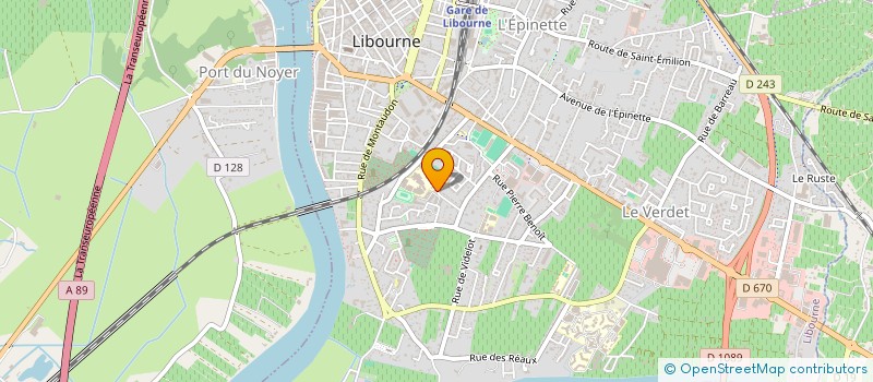 localisation de l'entreprise 890 936 891   LIBOURNE